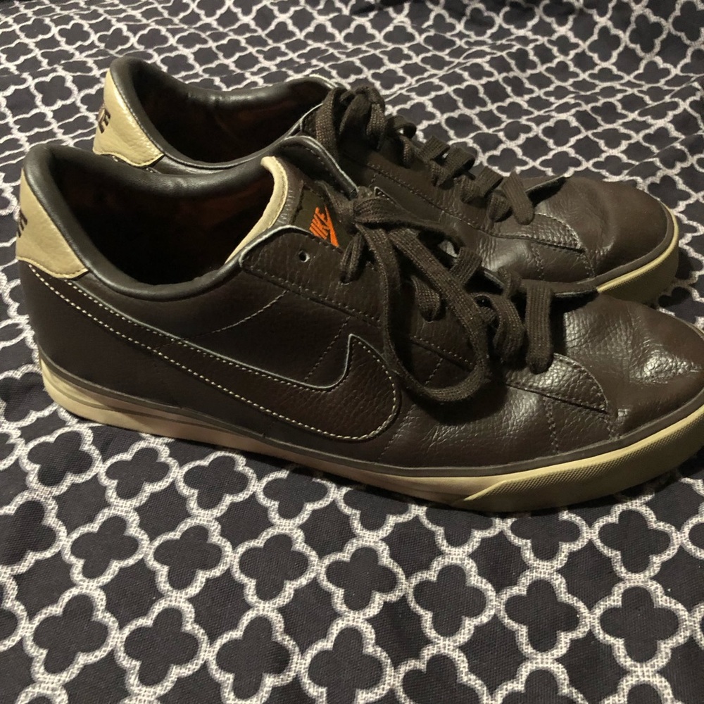 Nike 2010 Classic Sweet Leather 318333-202 Chocolate Brown Sneakers Mens Sz 11.5 - Picture 13 of 16
